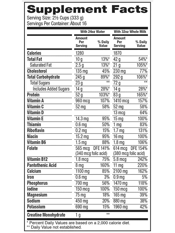 SUPER MASS GAINER